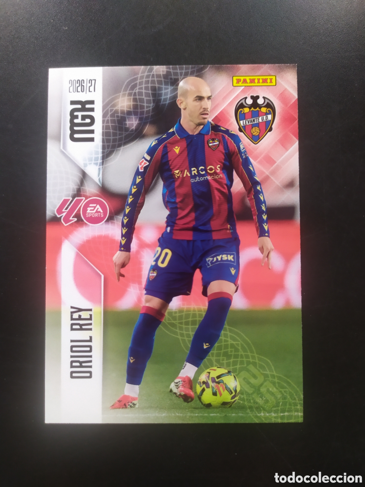 Cromos de f&uacute;tbol: Megacracks 2026 2027 26 27 panini Oriol Rey n&deg; 207 Levante
