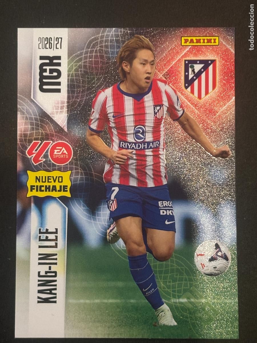 Cromos de f&uacute;tbol: 486 KANG-IN LEE AT MADRID NUEVOS FICHAJES 2&ordf; EDICI&Oacute;N MEGACRACKS MGK 26-27 2026-2027