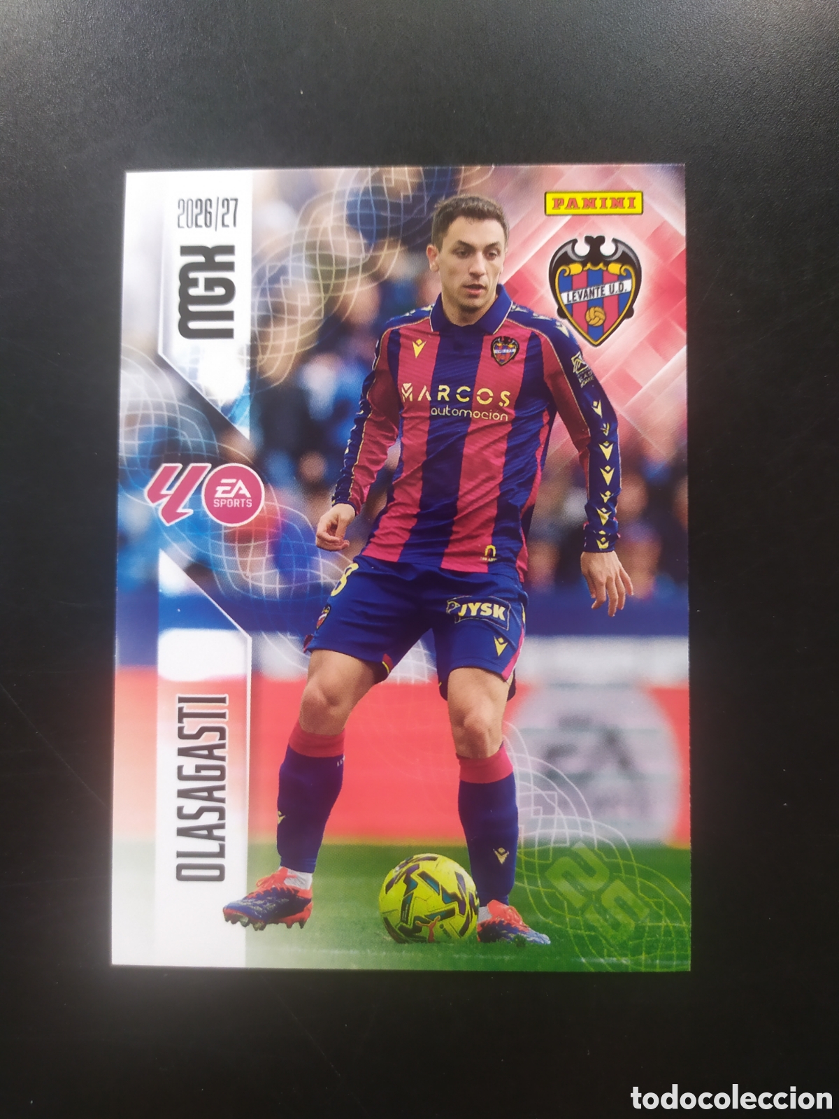 Cromos de f&uacute;tbol: Megacracks 2026 2027 26 27 panini Olasagasti n&deg; 210 Levante