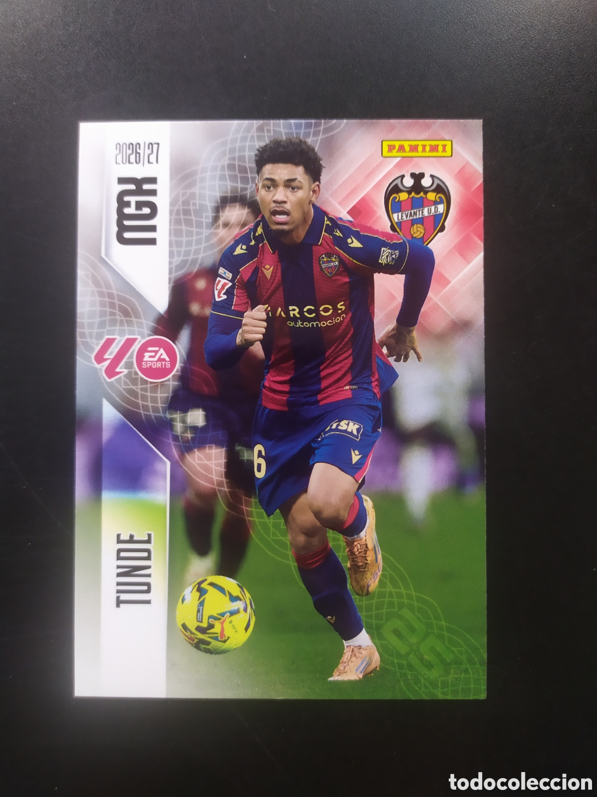 Cromos de f&uacute;tbol: Megacracks 2026 2027 26 27 panini Tunde n&deg; 212 Levante