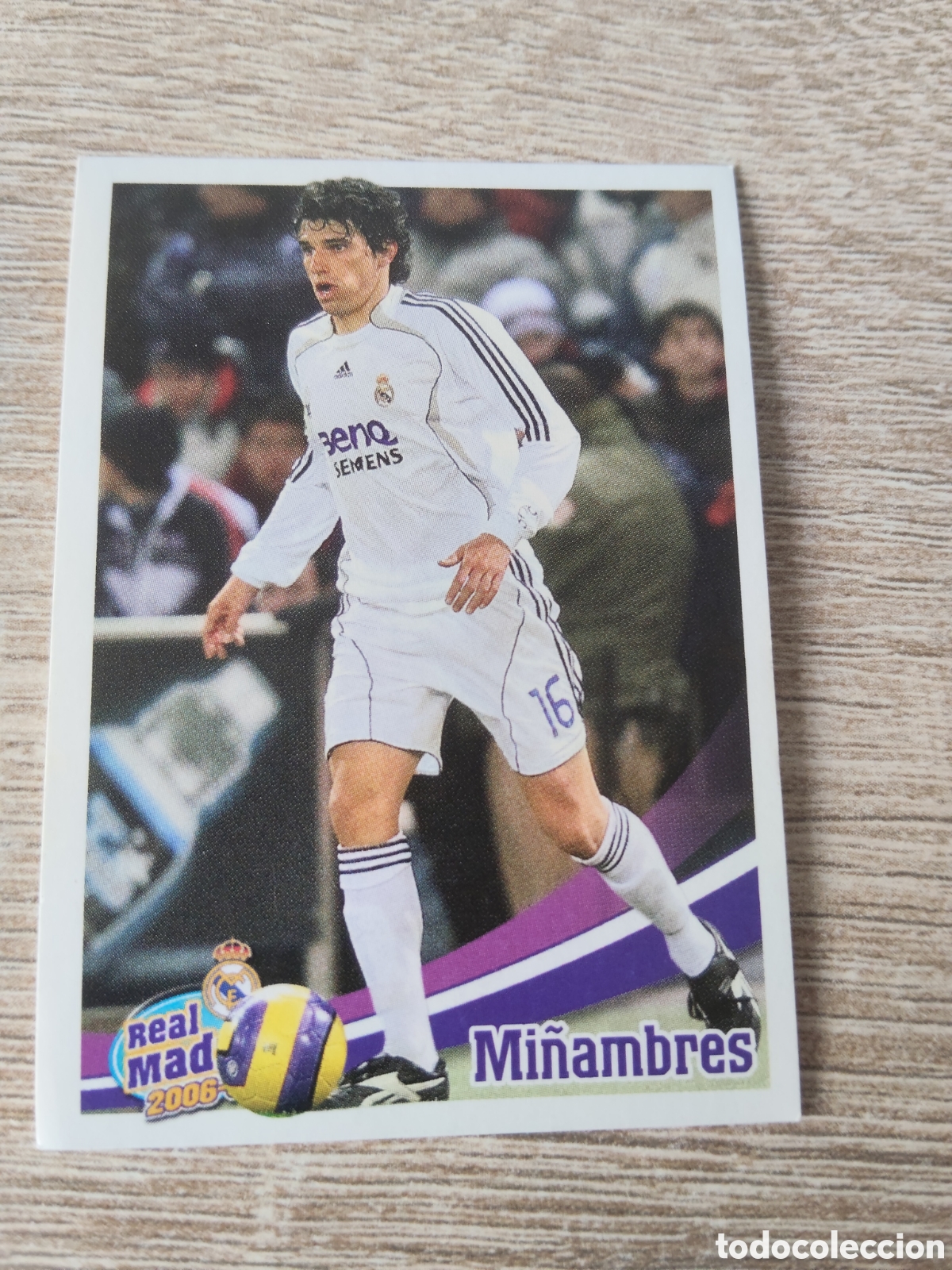 Cromos de f&uacute;tbol: Panini Real Madrid liga 2006 2007 06 07 72 Mi&ntilde;ambres