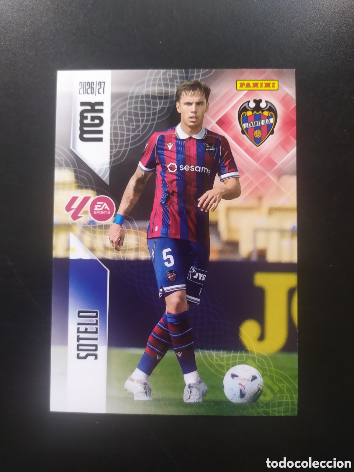 Cromos de f&uacute;tbol: Megacracks 2026 2027 26 27 panini Hugo Sotelo n&deg; 209 Levante