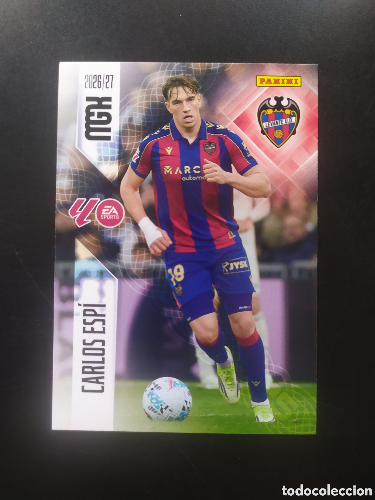 Cromos de f&uacute;tbol: Megacracks 2026 2027 26 27 panini Carlos Espi n&deg; 215 Levante