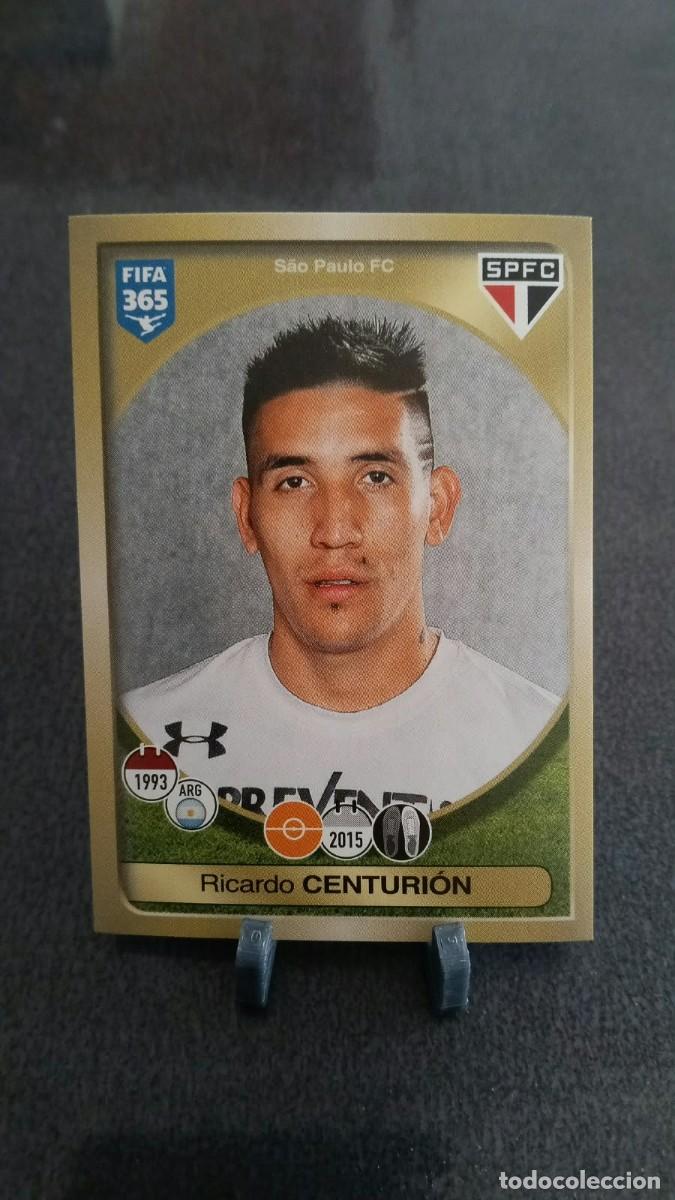 Cromos de f&uacute;tbol: Centurion 634 Sao Paulo 2016 2017 Fifa 365 Sin Pegar