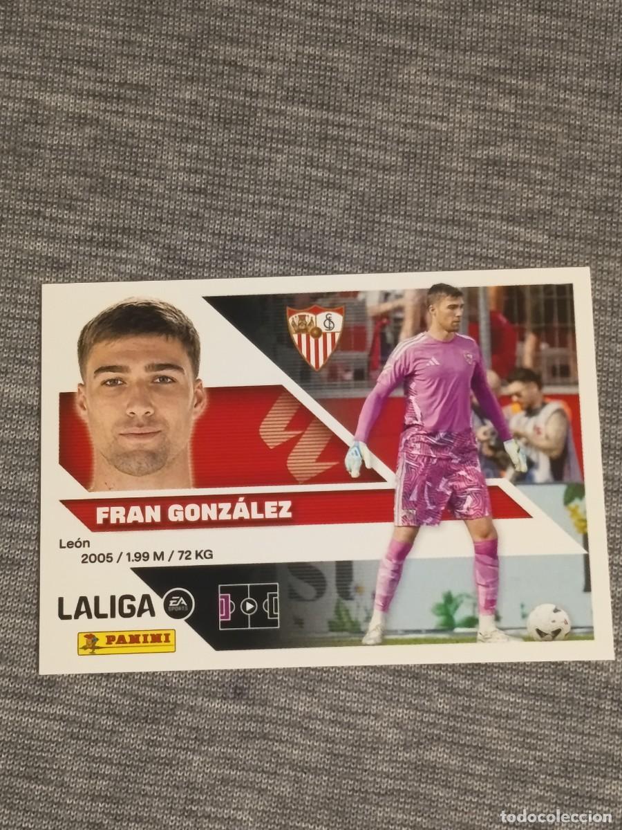Cromos de f&uacute;tbol: Liga este 26 27 Panini FRAN GONZ&Aacute;LEZ N&deg;4 SEVILLA nuevo
