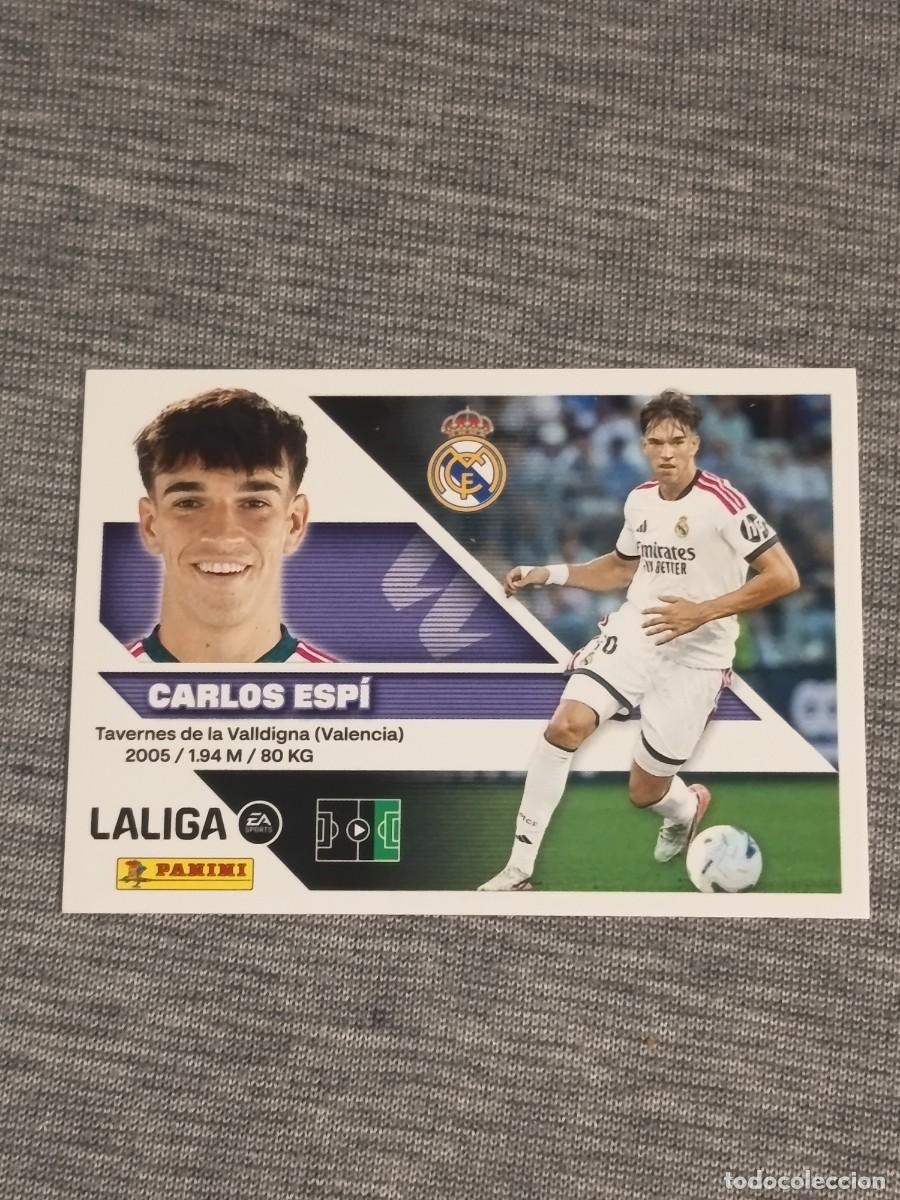 Cromos de f&uacute;tbol: Liga este 26 27 Panini CARLOS ESPI COLOCA N&deg;17 BIS REAL MADRID nuevo