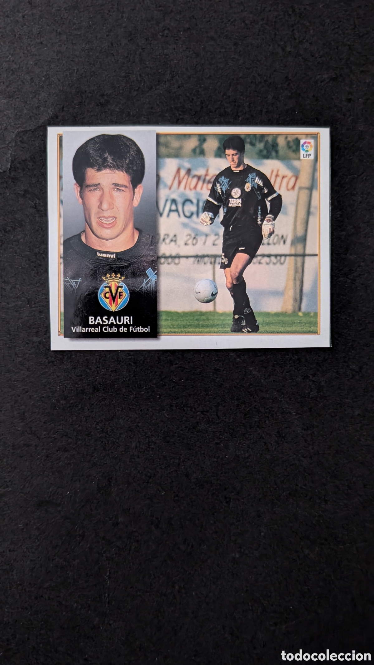 Fu&szlig;ball-Sticker: BASAURI VILLARREAL FICHAJE 17 LIGA ESTE 1998/99 98 99 RECORTADO