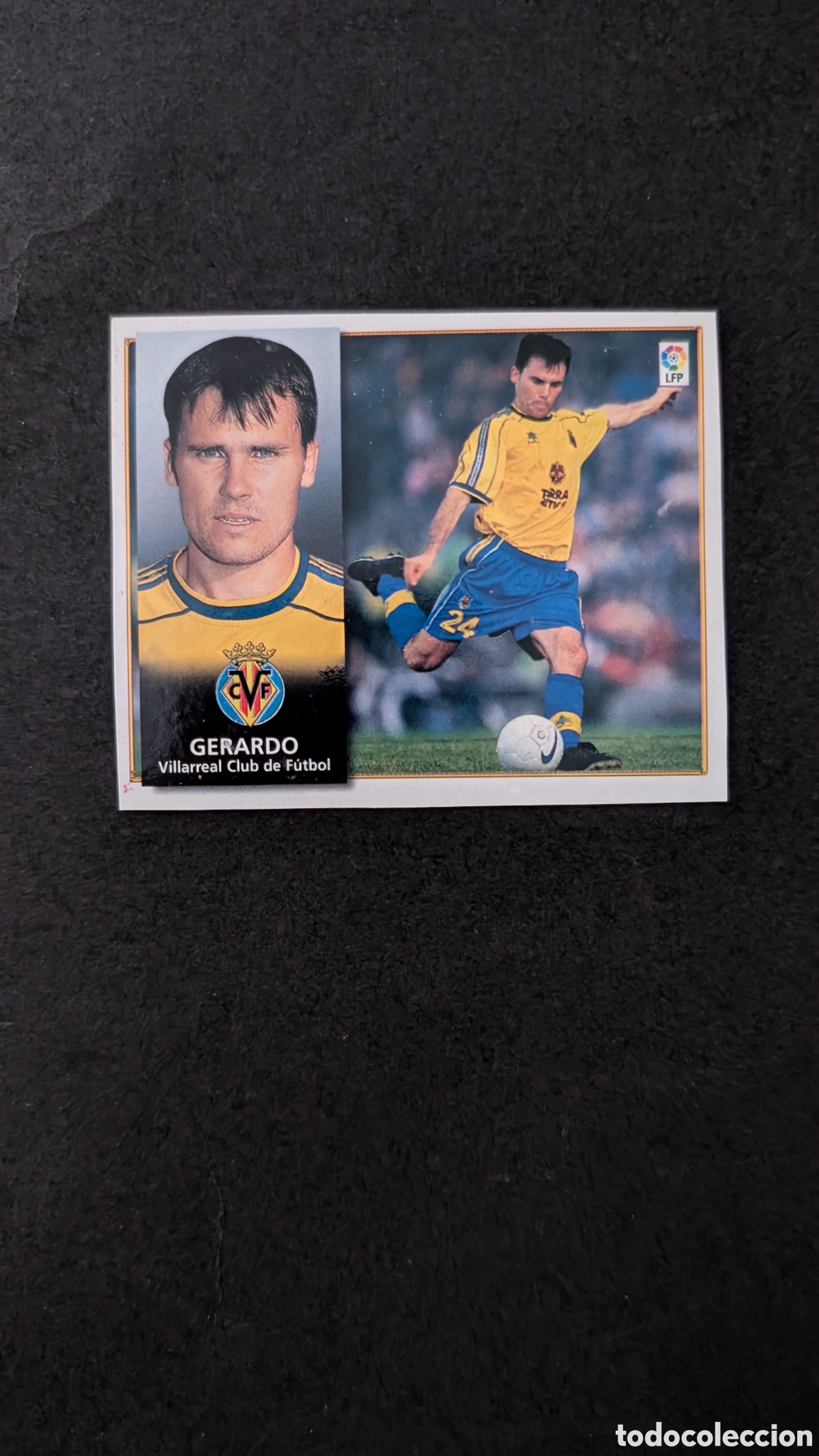 Fu&szlig;ball-Sticker: GERARDO VILLARREAL FICHAJE 18 LIGA ESTE 1998/99 98 99 RECORTADO