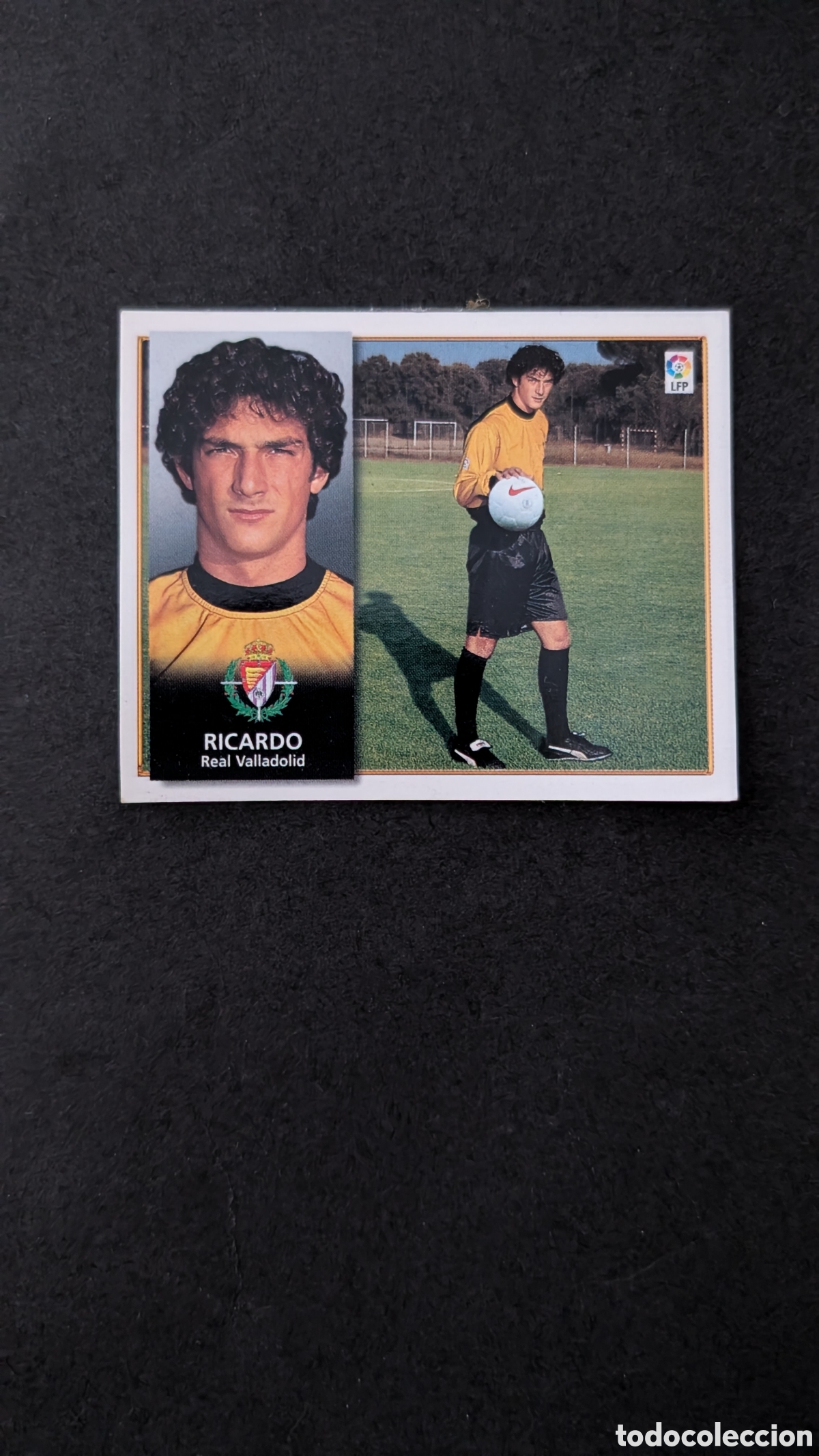 Fu&szlig;ball-Sticker: RICARDO VALLADOLID FICHAJE 21 LIGA ESTE 1998/99 98 99 RECORTADO