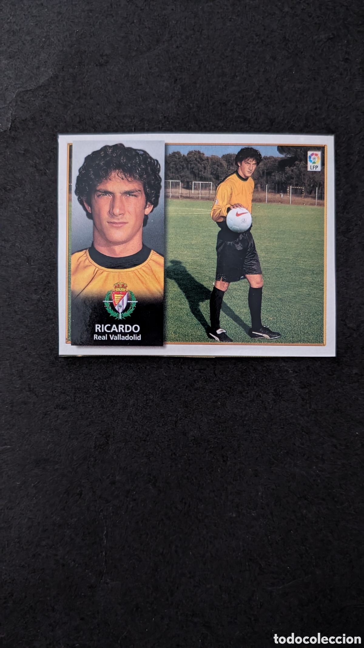 Fu&szlig;ball-Sticker: RICARDO VALLADOLID FICHAJE 21 LIGA ESTE 1998/99 98 99 RECORTADO
