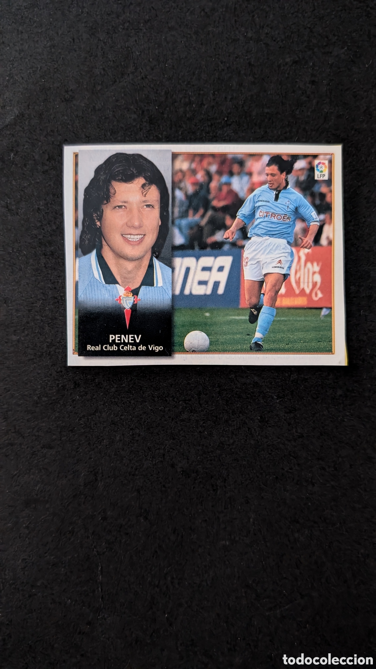 Fu&szlig;ball-Sticker: PENEV CELTA FICHAJE 30 LIGA ESTE 1998/99 98 99 RECORTADO