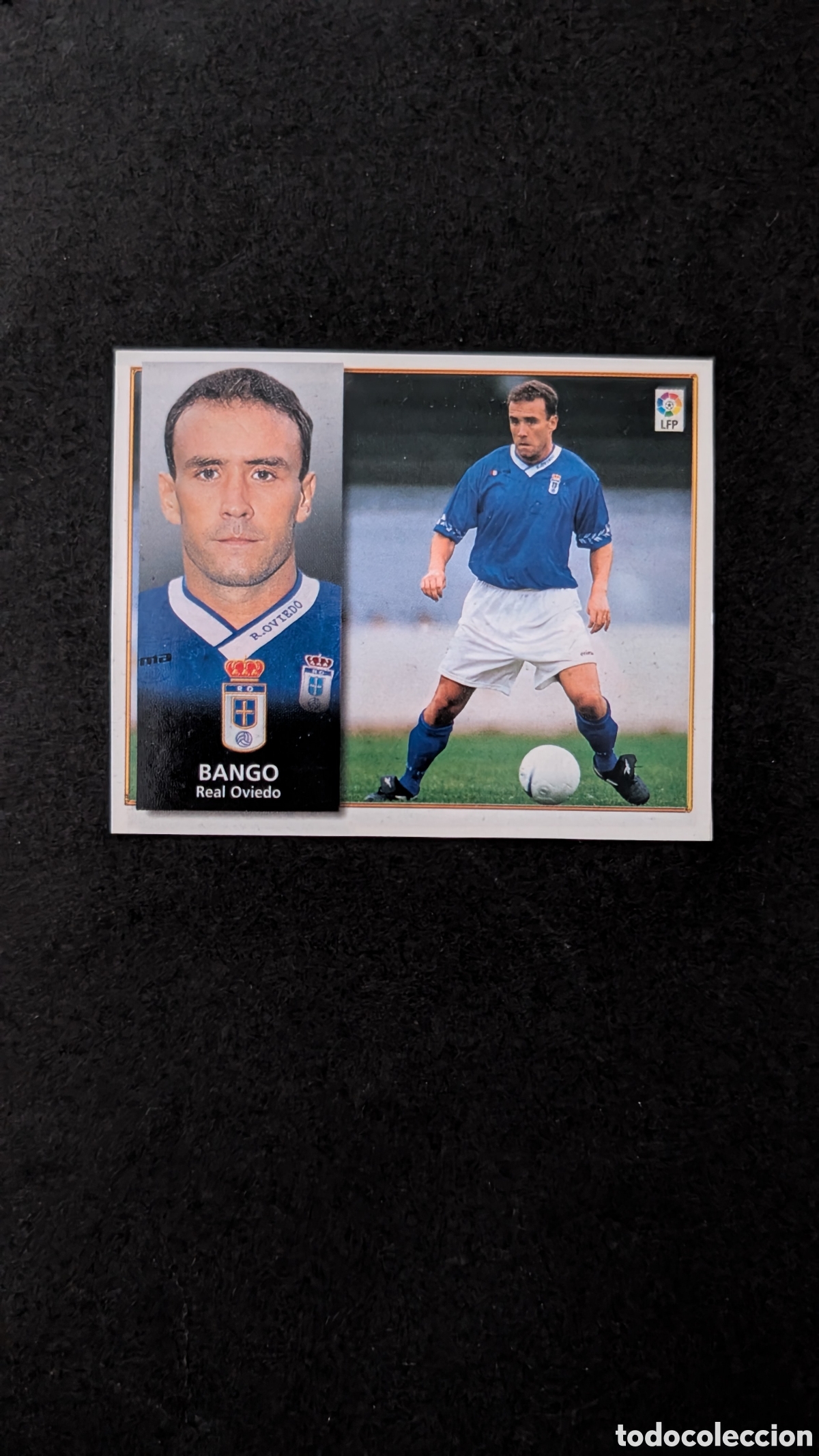 Fu&szlig;ball-Sticker: BANGO OVIEDO FICHAJE 35 LIGA ESTE 1998/99 98 99 RECORTADO