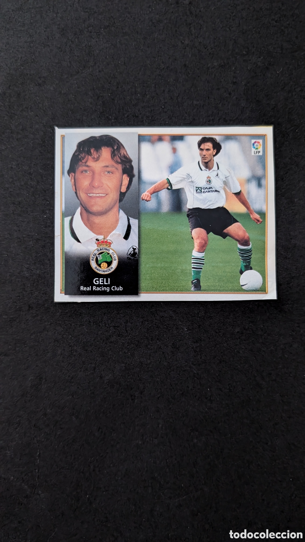 Fu&szlig;ball-Sticker: GELI RACING SANTANDER FICHAJE 36 LIGA ESTE 1998/99 98 99 RECORTADO