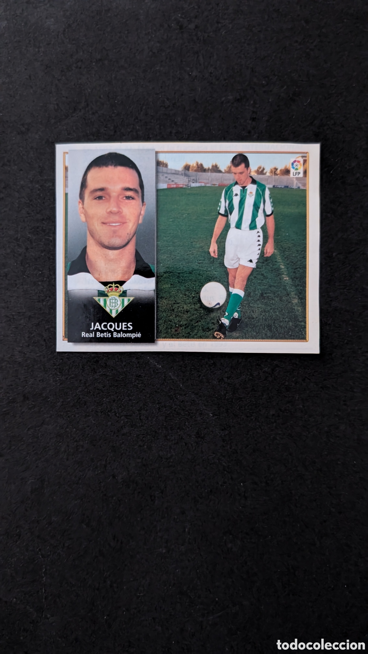 Cromos de f&uacute;tbol: JACQUES BETIS FICHAJE 2 BIS LIGA ESTE 1998/99 98 99 RECORTADO