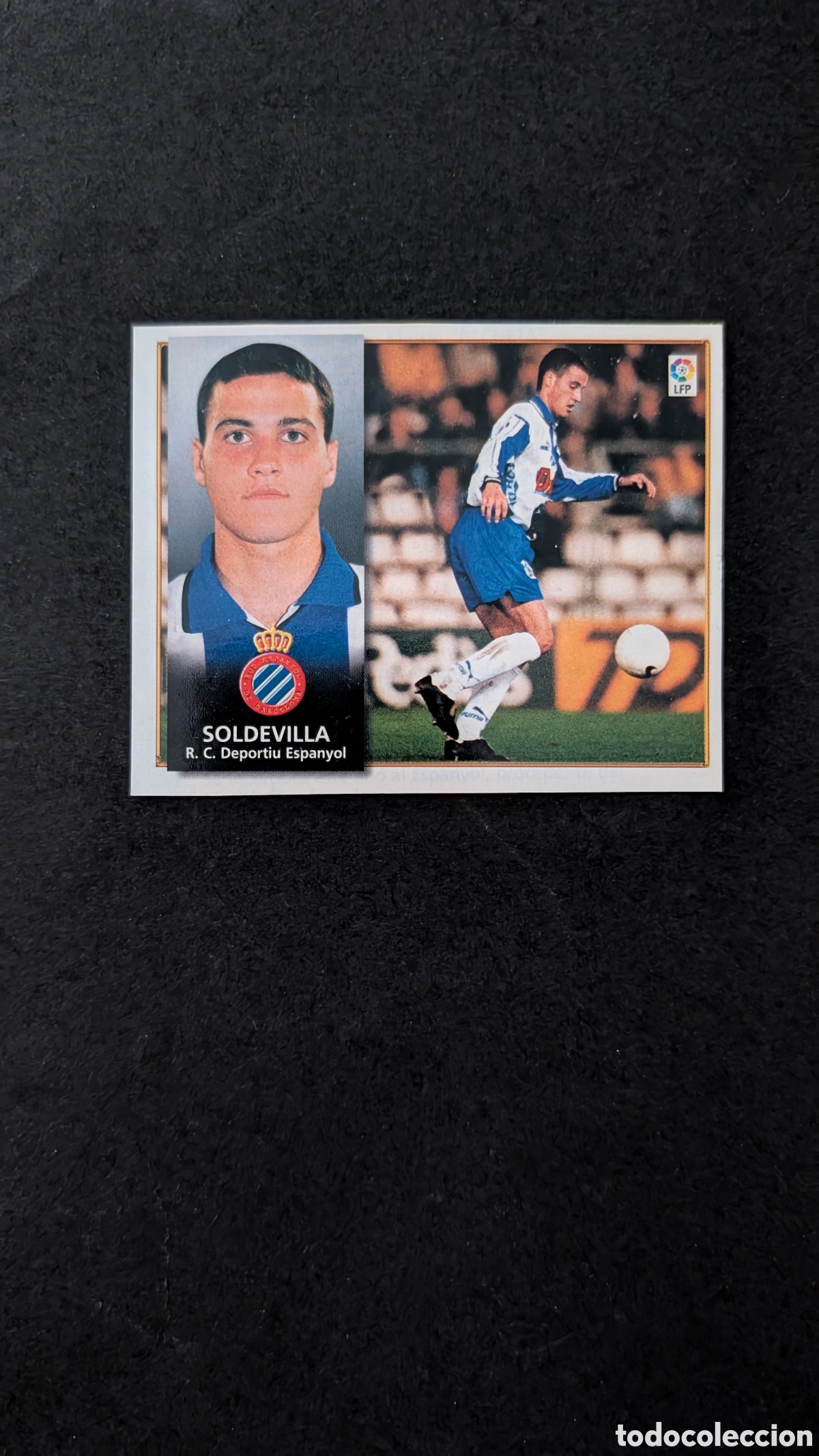 Cromos de f&uacute;tbol: SOLDEVILLA ESPANYOL COLOCA LIGA ESTE 1998/99 98 99 RECORTADO