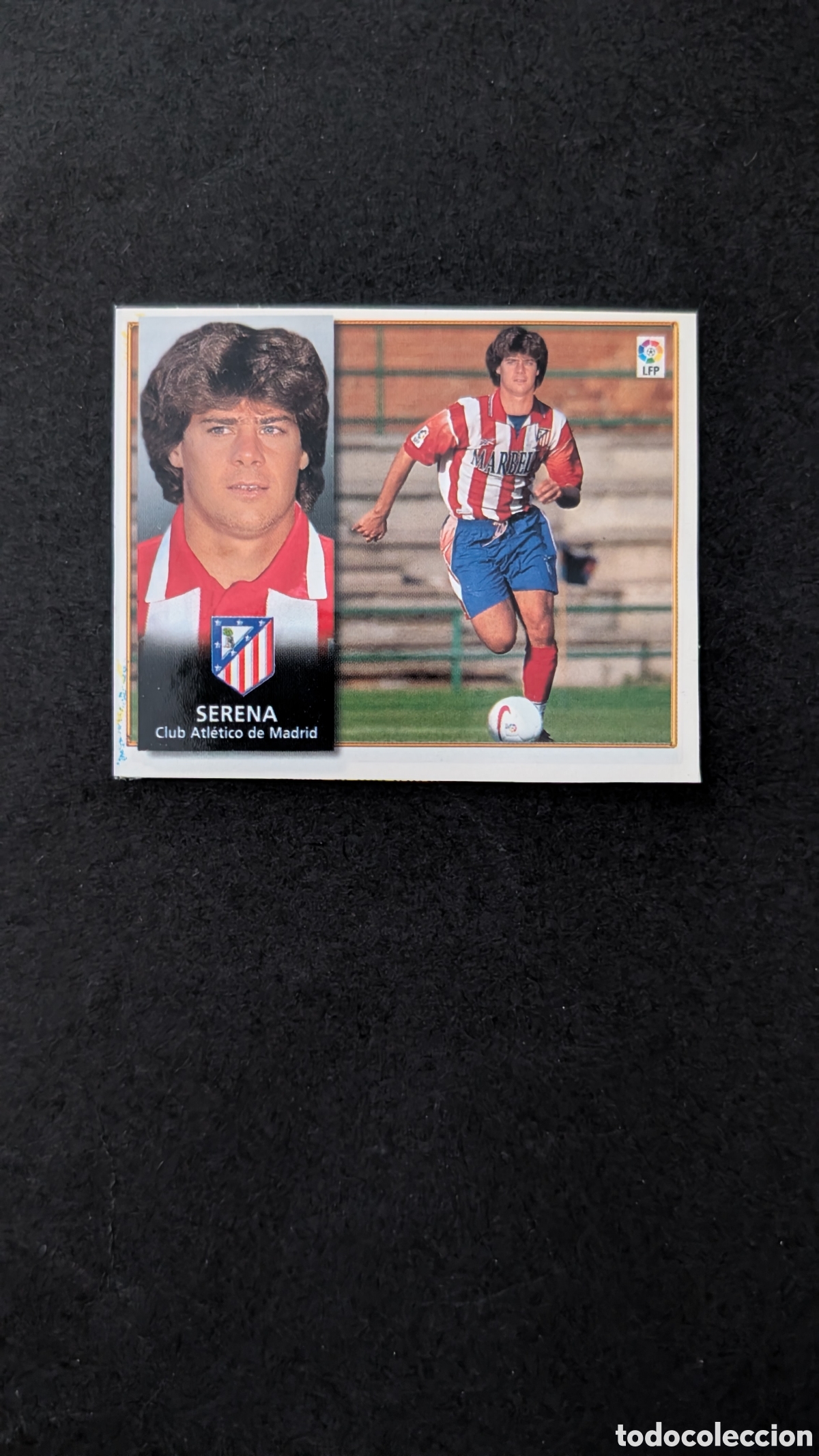 Cartes &agrave; collectionner de Football: SERENA ATLETICO MADRID VERSION COLOCA LIGA ESTE 1998/99 98 99 RECORTADO