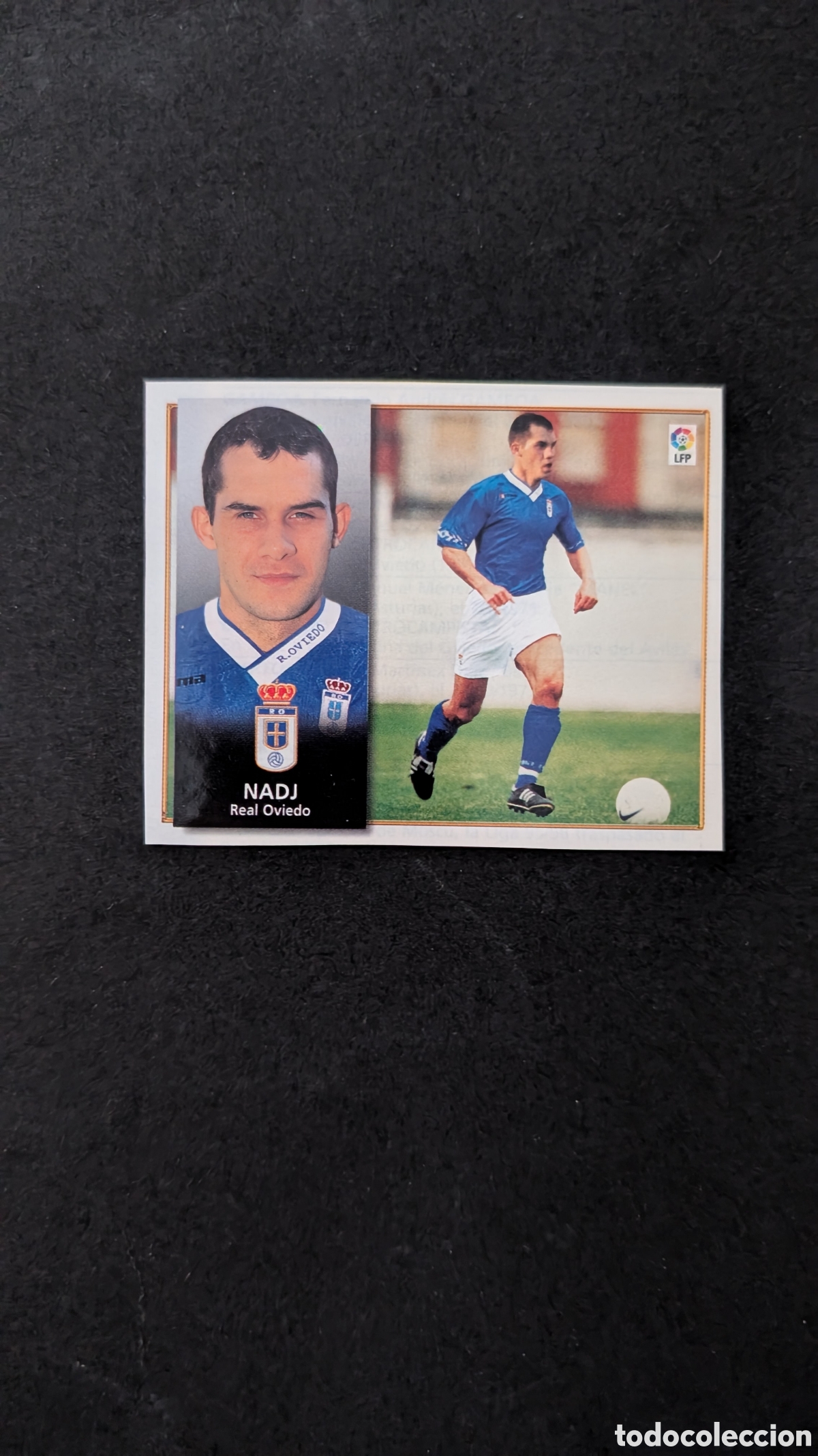 Fu&szlig;ball-Sticker: NADJ OVIEDO COLOCA LIGA ESTE 1998/99 98 99 RECORTADO