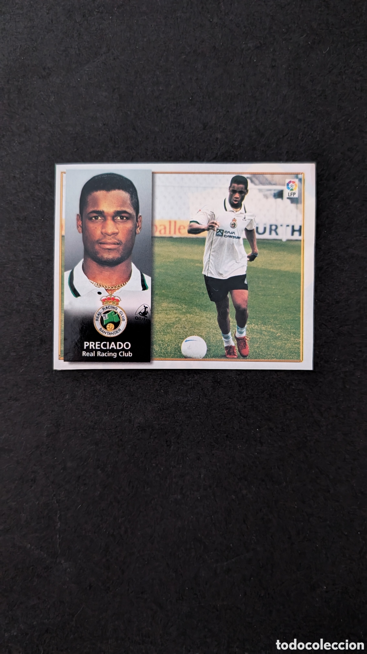 Cromos de Futebol: PRECIADO RACING SANTANDER COLOCA LIGA ESTE 1998/99 98 99 RECORTADO