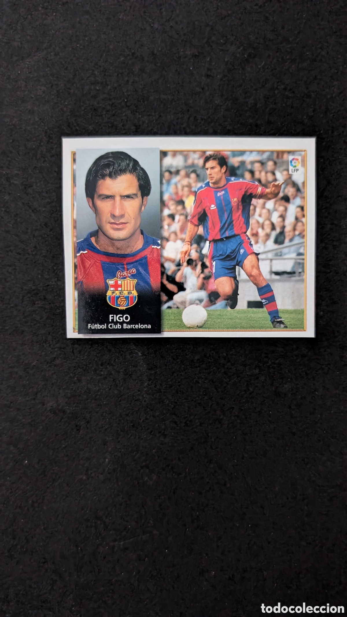 Cromos de Futebol: FIGO BARCELONA LIGA ESTE 1998/99 98 99 RECORTADO