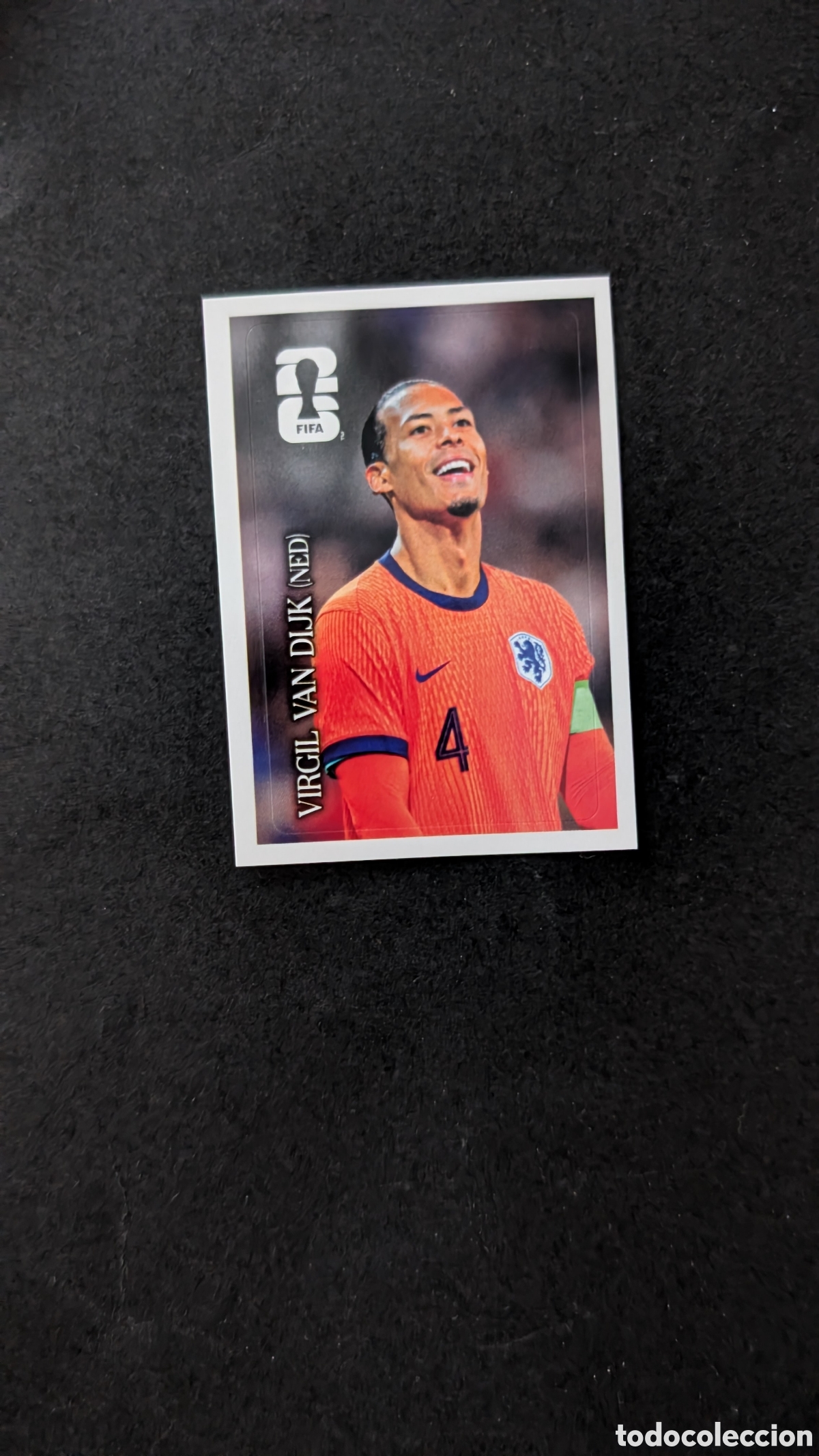 Cartes &agrave; collectionner de Football: VAN DIJK HOLANDA 6 COCA COLA WORLD CUP MUNDIAL 2026 26 PANINI NUNCA PEGADO