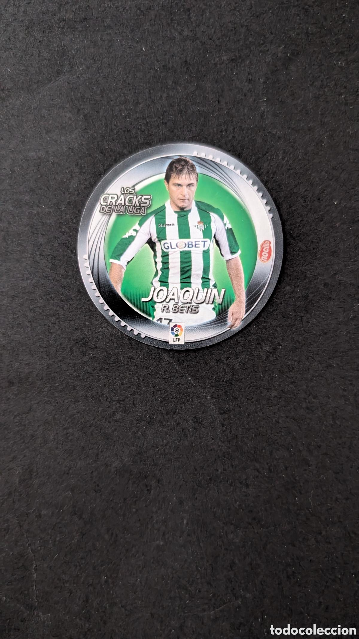 Cromos de f&uacute;tbol: JOAQUIN BETIS NOCILLA CRACKS LIGA ESTE 2006/07 06 07 NUNCA PEGADO SIN PEGAR