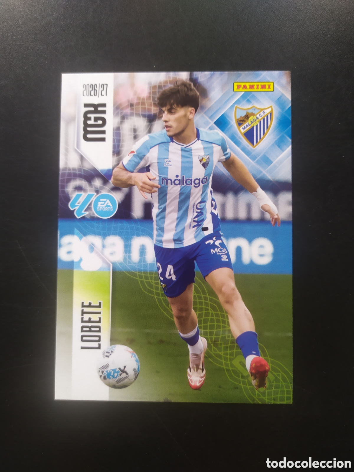 Cromos de f&uacute;tbol: Megacracks 2026 2027 26 27 panini Lobete n&deg; 249 M&aacute;laga