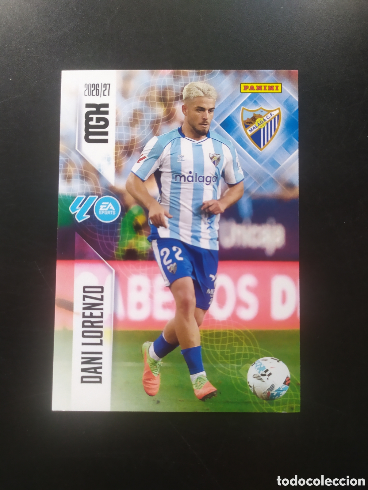 Cromos de f&uacute;tbol: Megacracks 2026 2027 26 27 panini Dani Lorenzo n&deg; 245 M&aacute;laga