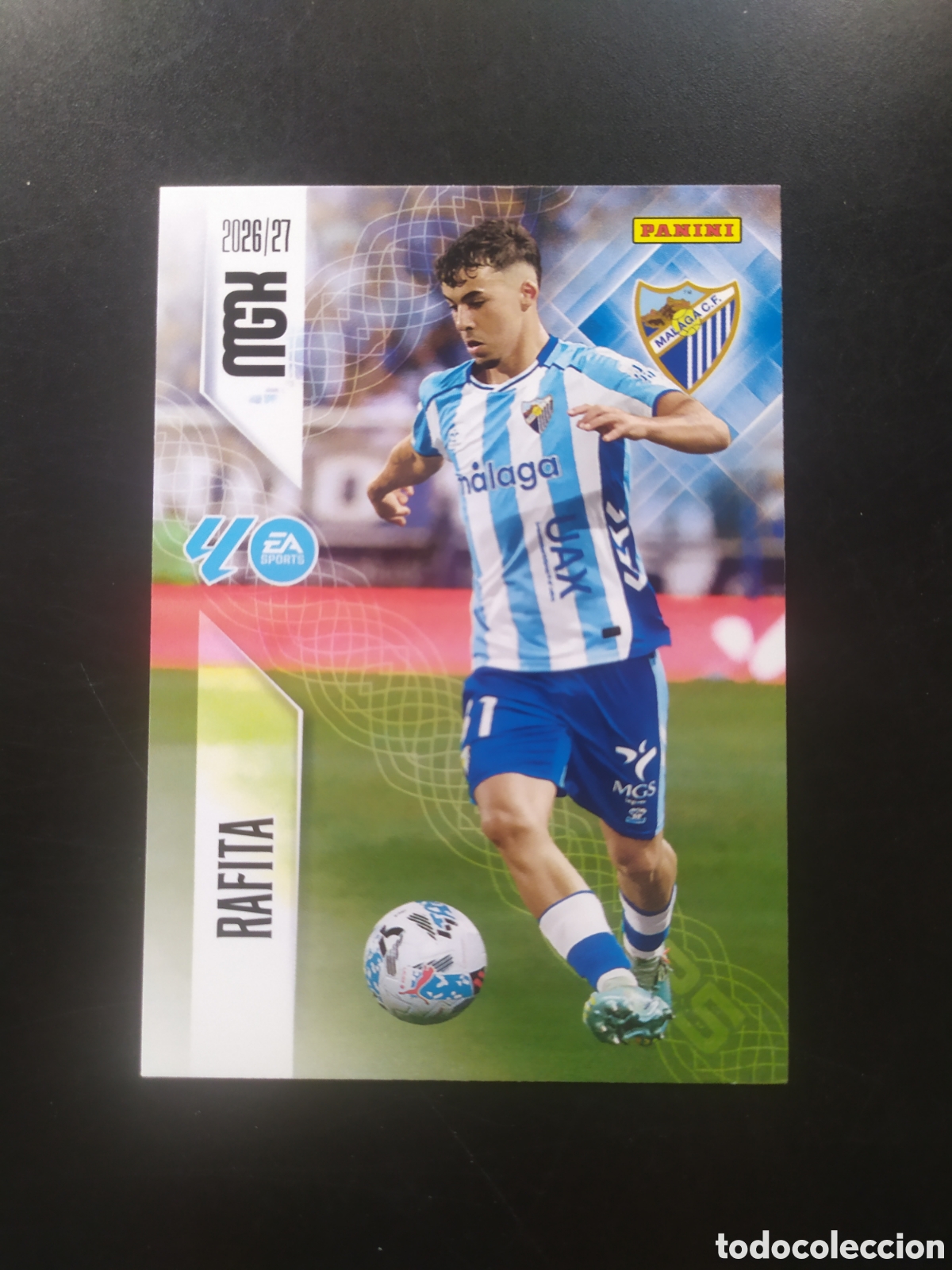 Cromos de f&uacute;tbol: Megacracks 2026 2027 26 27 panini Rafita n&deg; 242 M&aacute;laga