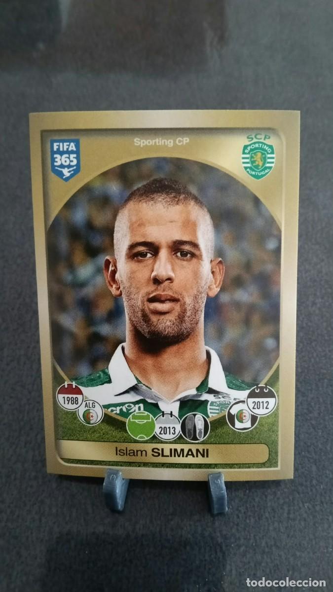 Cromos de f&uacute;tbol: Slimani 44 Sporting Portugal 2016 2017 Fifa 365 Sin Pegar