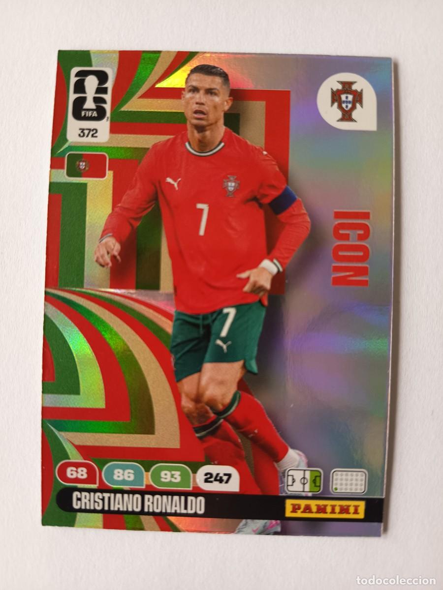 Cromos de f&uacute;tbol: CARD 372 CRISTIANO RONALDO CR7 PORTUGAL ICON - ADRENALYN XL FIFA WORLD CUP MUNDIAL 2026 PANINI