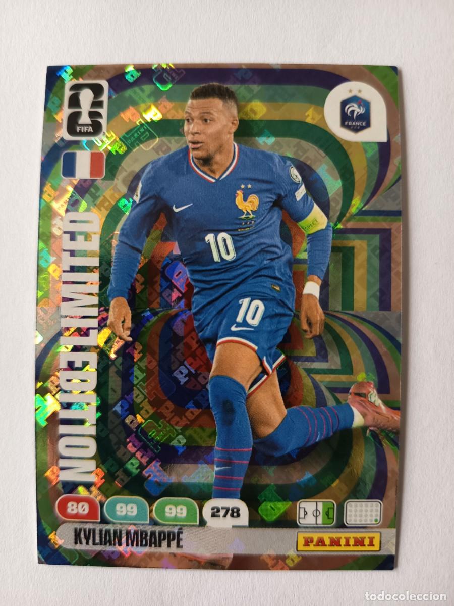 Cromos de f&uacute;tbol: CARD LIMITED EDITION LIMITADA KYLIAN MBAPP&Eacute; FRANCE - ADRENALYN XL FIFA WORLD CUP MUNDIAL 2026 PANINI
