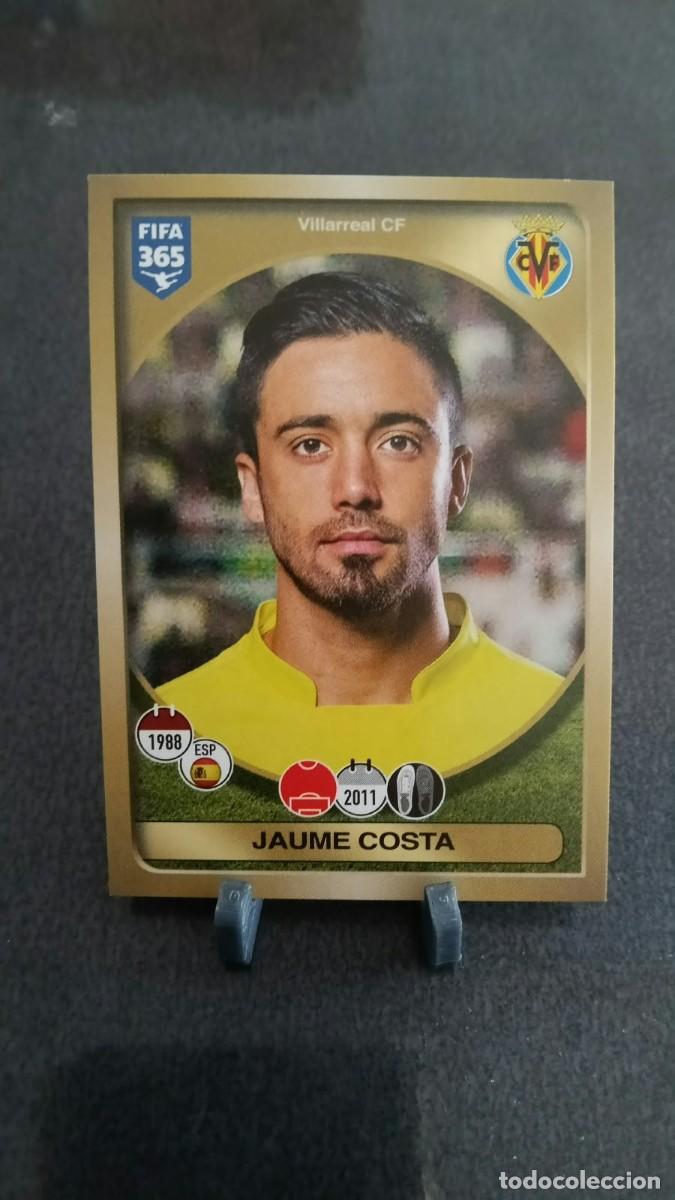 Cromos de f&uacute;tbol: Jaume Costa 94 Villarreal 2016 2017 Fifa 365 Sin Pegar