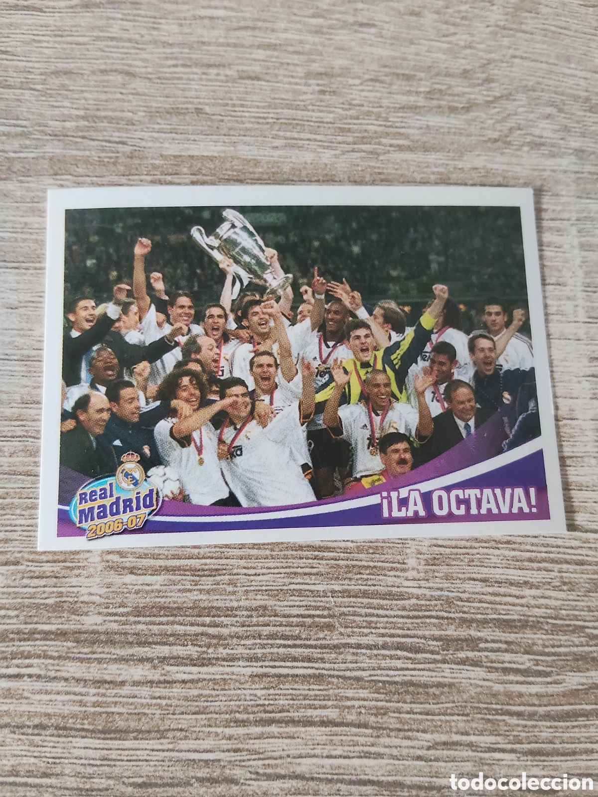 Cartes &agrave; collectionner de Football: Panini Real Madrid liga 2006 2007 06 07 177 la octava