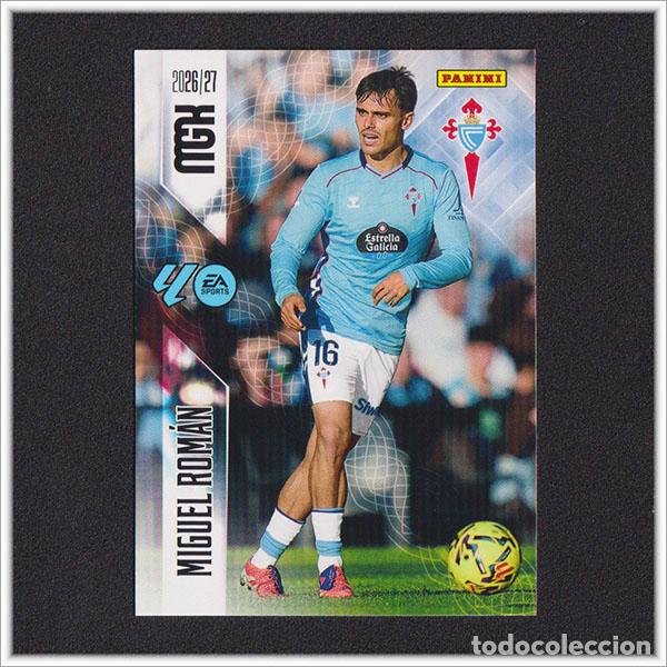 Football Stickers: MEGACRACKS 2026 2027 26 27 PANINI MIGUEL ROMAN 119 CELTA DE VIGO COLECCI&Oacute;N ALBUM LIGA F&Uacute;TBOL MGK