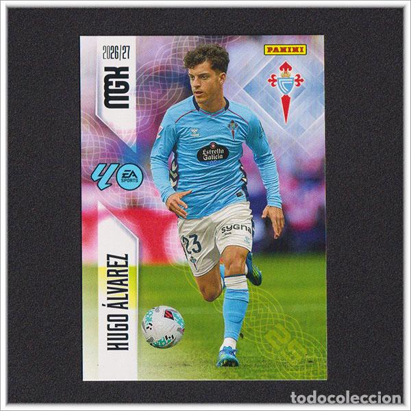 Football Stickers: MEGACRACKS 2026 2027 26 27 PANINI HUGO ALVAREZ 120 CELTA DE VIGO COLECCI&Oacute;N ALBUM LIGA F&Uacute;TBOL MGK