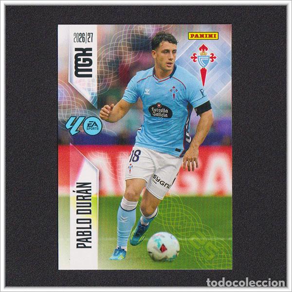 Football Stickers: MEGACRACKS 2026 2027 26 27 PANINI PABLO DURAN 123 CELTA DE VIGO COLECCI&Oacute;N ALBUM LIGA F&Uacute;TBOL MGK