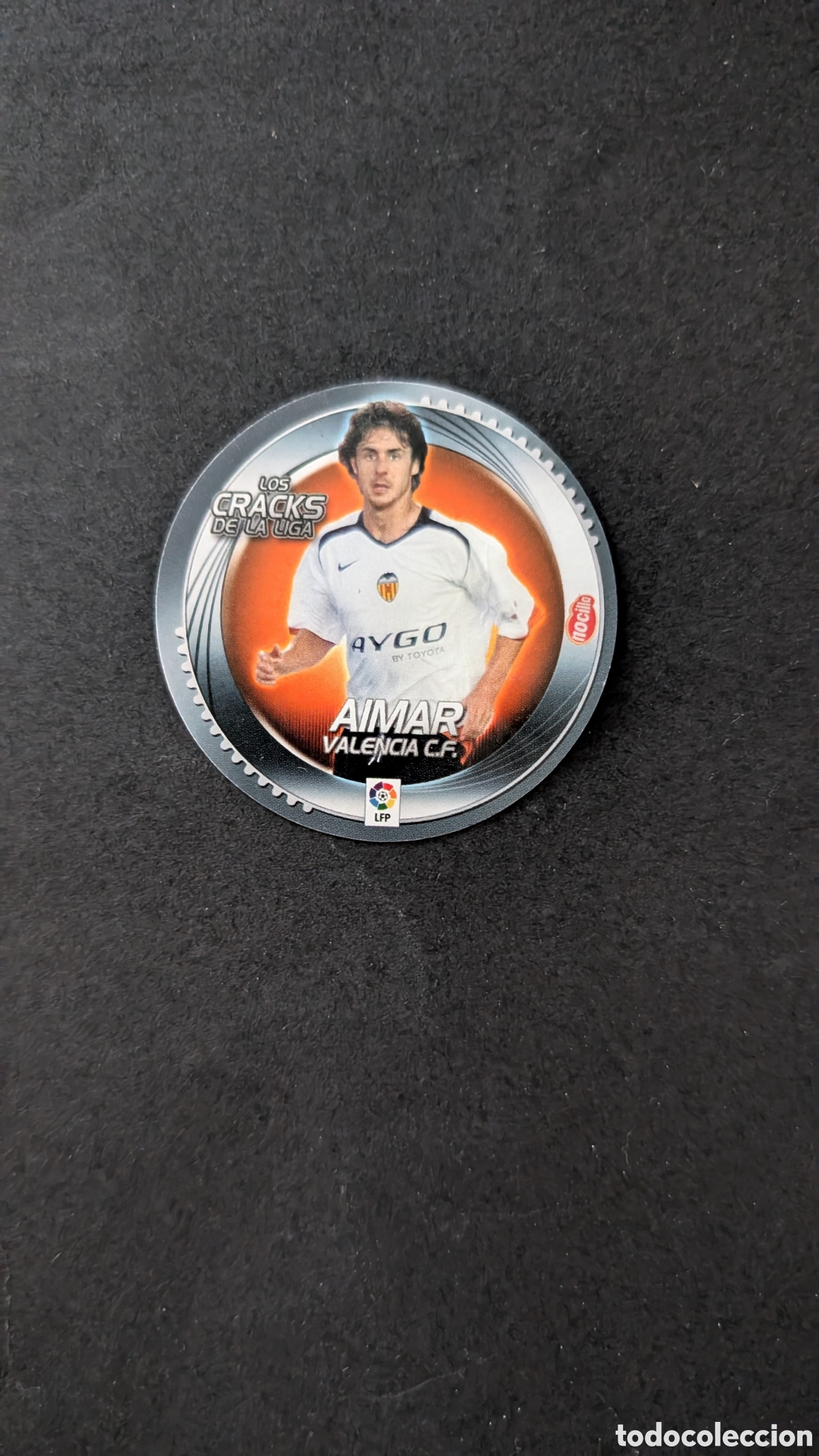 Football Stickers: AIMAR VALENCIA NOCILLA CRACKS LIGA ESTE 2006/07 06 07 NUNCA PEGADO SIN PEGAR