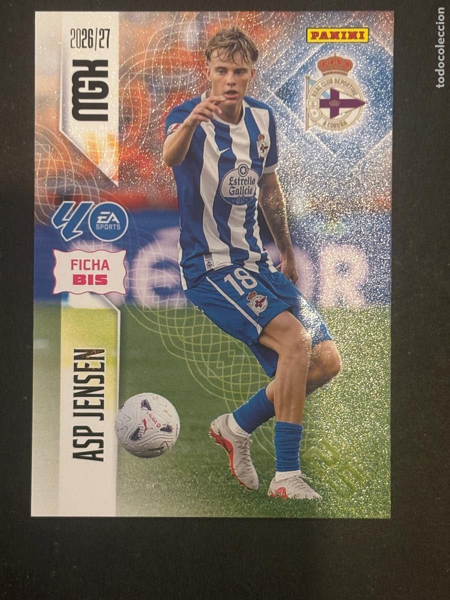 Cromos de f&uacute;tbol: 140BIS ASP JENSEN DEPORTIVO 2&ordf; EDICI&Oacute;N MEGACRACKS MGK 26-27 2026-2027 PANINI LIGA