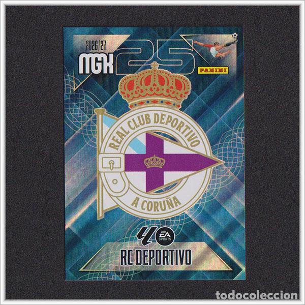 Football Stickers: MEGACRACKS 2026 2027 26 27 PANINI ESCUDO 127 DEPORTIVO CORU&Ntilde;A COLECCI&Oacute;N ALBUM LIGA F&Uacute;TBOL MGK
