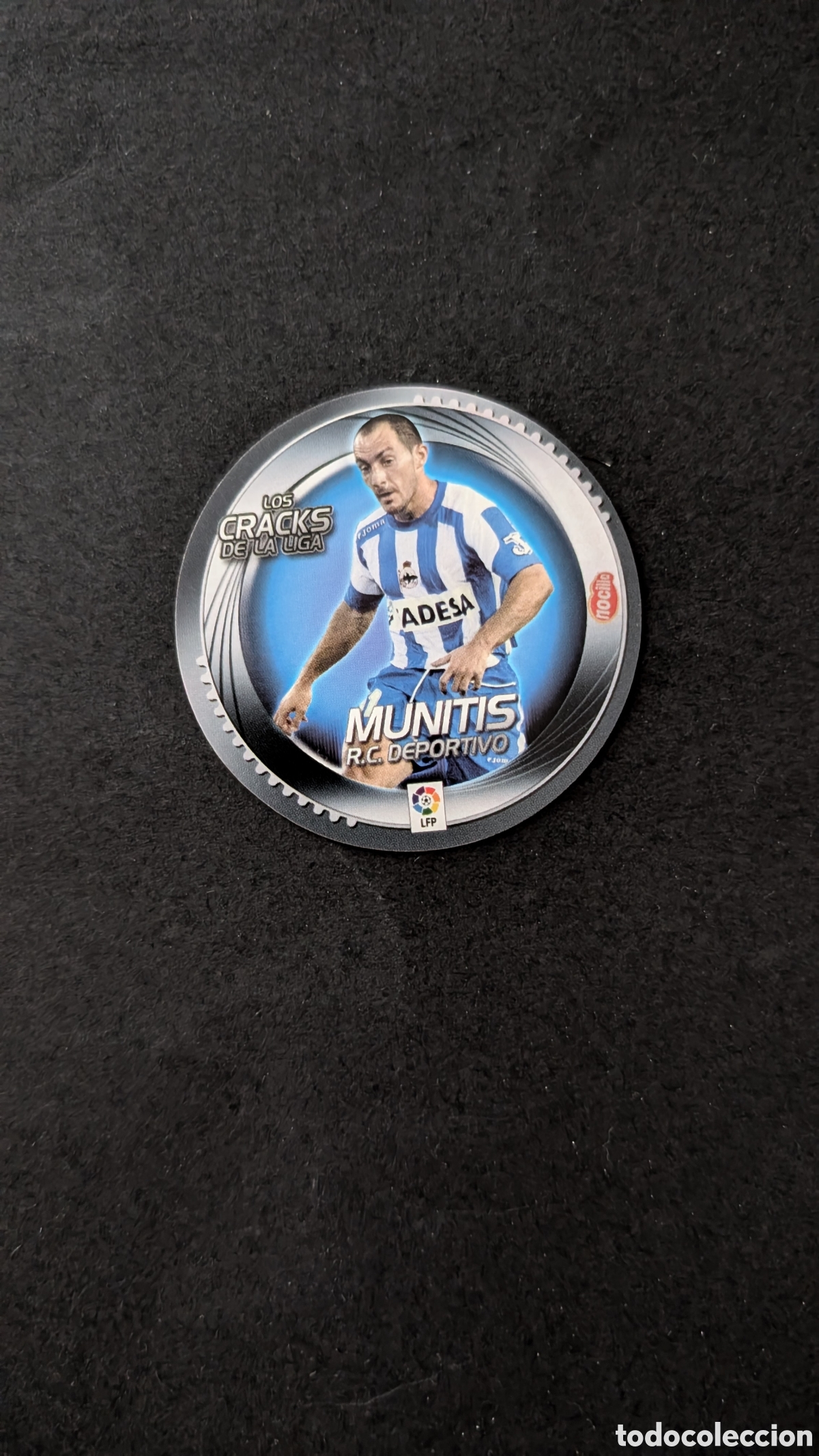 Fu&szlig;ball-Sticker: MUNITIS DEPORTIVO NOCILLA CRACKS LIGA ESTE 2006/07 06 07 NUNCA PEGADO SIN PEGAR