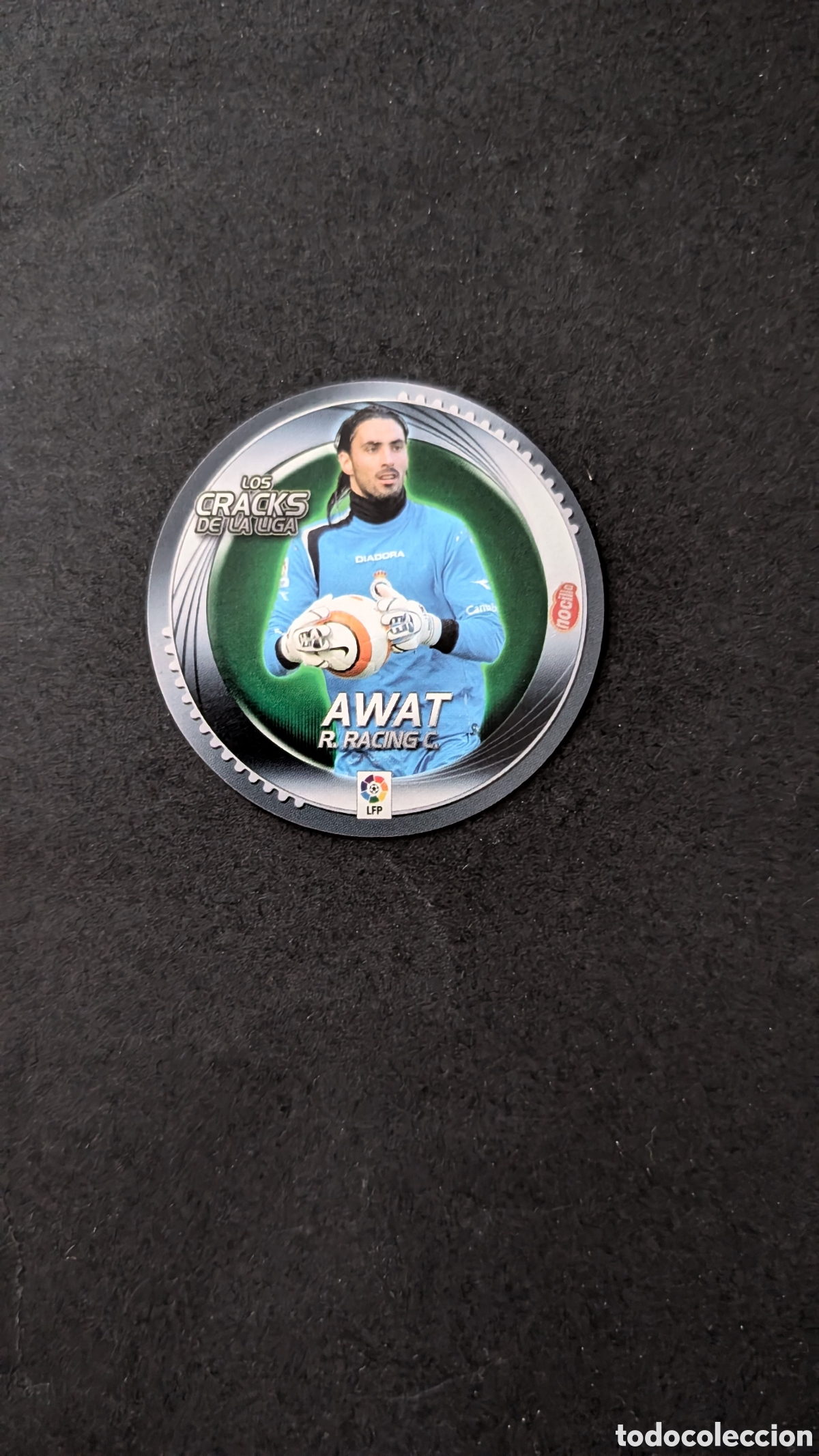 Fu&szlig;ball-Sticker: AWAT RACING SANTANDER NOCILLA CRACKS LIGA ESTE 2006/07 06 07 NUNCA PEGADO SIN PEGAR