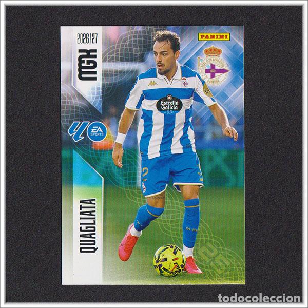Cromos de f&uacute;tbol: MEGACRACKS 2026 2027 26 27 PANINI QUAGLIATA 135 DEPORTIVO CORU&Ntilde;A COLECCI&Oacute;N ALBUM LIGA MGK
