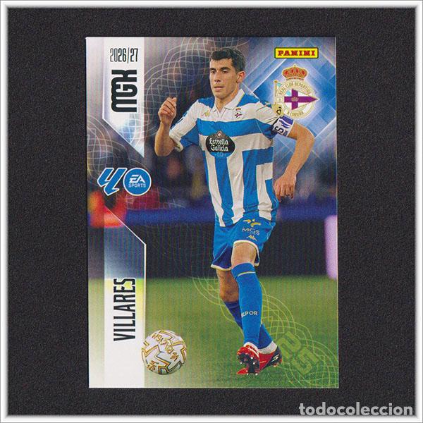Cromos de f&uacute;tbol: MEGACRACKS 2026 2027 26 27 PANINI VILLARES 136 DEPORTIVO CORU&Ntilde;A COLECCI&Oacute;N ALBUM LIGA MGK