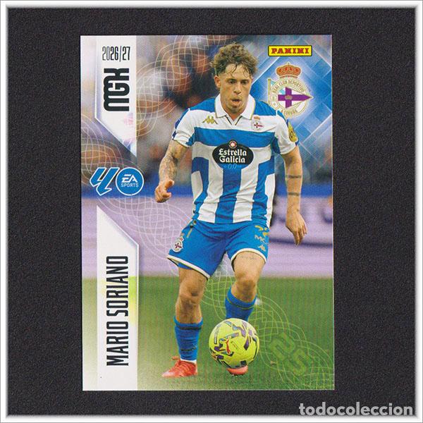 Cromos de f&uacute;tbol: MEGACRACKS 2026 2027 26 27 PANINI MARIO SORIANO 138 DEPORTIVO CORU&Ntilde;A COLECCI&Oacute;N ALBUM LIGA MGK