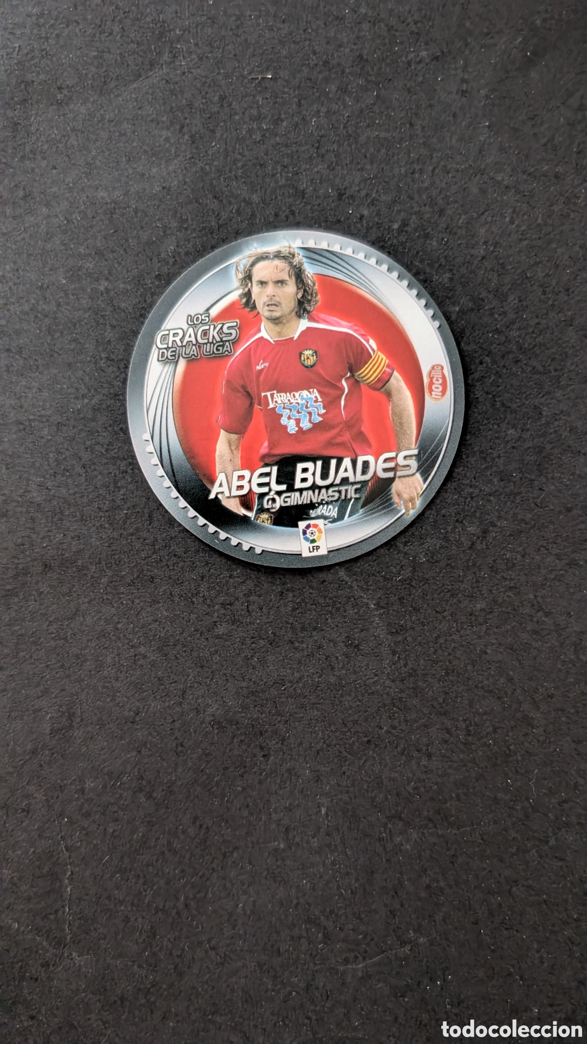 Fu&szlig;ball-Sticker: ABEL BUADES GIMNASTIC TARRAGONA NOCILLA CRACKS LIGA ESTE 2006/07 06 07 NUNCA PEGADO SIN PEGAR