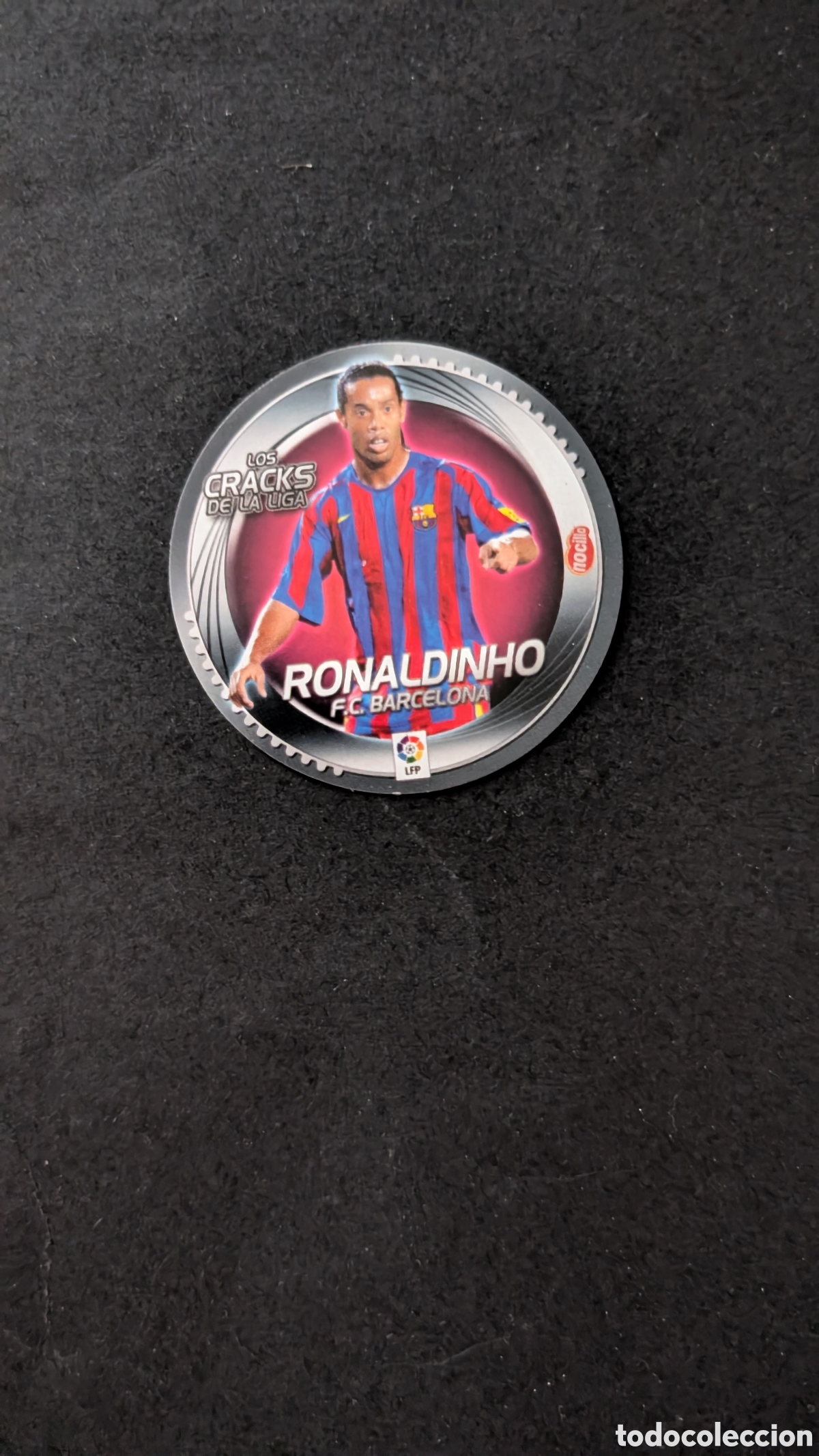 Cromos de f&uacute;tbol: RONALDINHO BARCELONA NOCILLA CRACKS LIGA ESTE 2006/07 06 07 NUNCA PEGADO SIN PEGAR