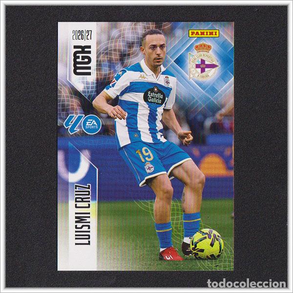 Cromos de f&uacute;tbol: MEGACRACKS 2026 2027 26 27 PANINI LUISMI CRUZ 140 DEPORTIVO CORU&Ntilde;A COLECCI&Oacute;N ALBUM LIGA MGK