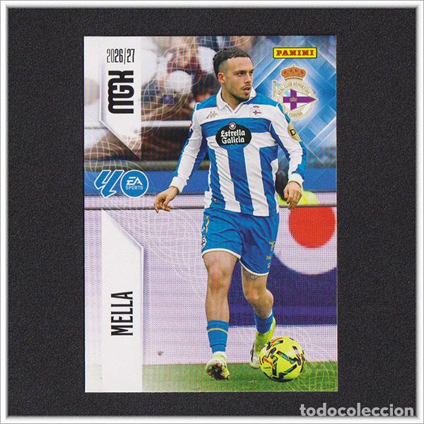 Cromos de f&uacute;tbol: MEGACRACKS 2026 2027 26 27 PANINI MELLA 141 DEPORTIVO CORU&Ntilde;A COLECCI&Oacute;N ALBUM LIGA MGK