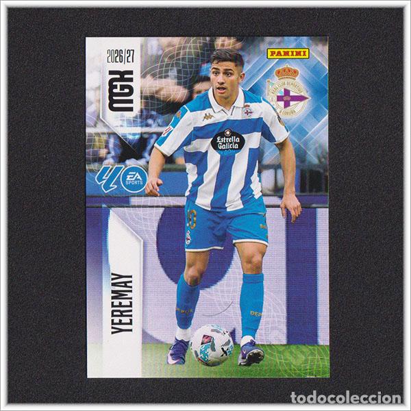 Cromos de f&uacute;tbol: MEGACRACKS 2026 2027 26 27 PANINI YEREMAY 142 DEPORTIVO CORU&Ntilde;A COLECCI&Oacute;N ALBUM LIGA MGK