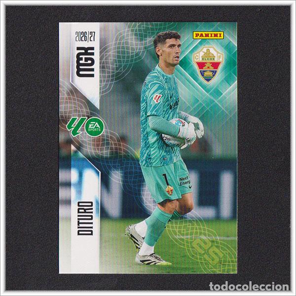 Cromos de f&uacute;tbol: MEGACRACKS 2026 2027 26 27 PANINI DITURO 146 ELCHE COLECCI&Oacute;N ALBUM LIGA F&Uacute;TBOL MGK